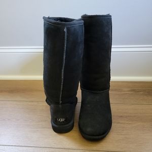 UGG black classic tall women's boots EUC